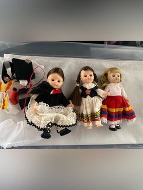 Vintage Doll Lot W Clothes Shoes Made Hong Kong Vogue